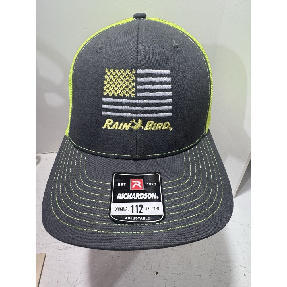 Rainbird Sprinkler Snap Back Hat Irrigation Trucker Cap
